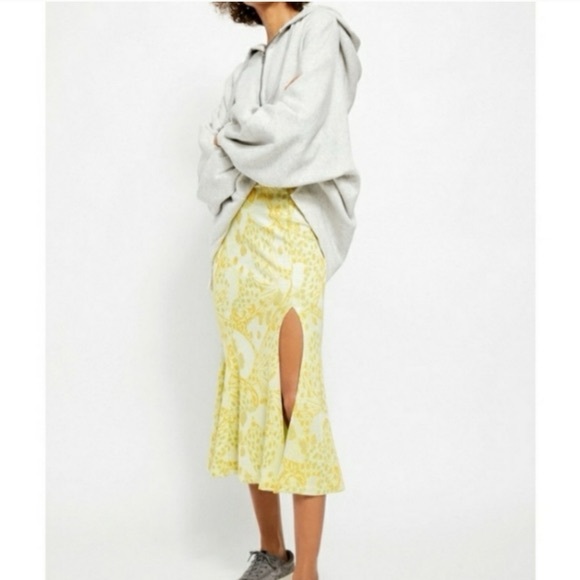 Free People | Butterfly Midi Skirt - Picture 1 of 3